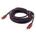 Кабель HDMI/HDMI 5 м чорний з червоним Кабель HDMI/HDMI 5 м чорний з червоним