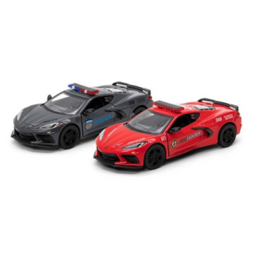 Модель легкова CORVETTE (2021) 5'' KT5432WPR Police/Firefighter new