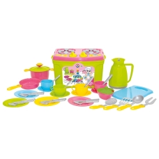 Дитячий ігровий набір 37в1 Кухня Technok Toys 3596 у валізі