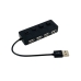 USB-хаб зовнішній 4 порти з вимикачами 0.15 м чорний USB-хаб зовнішній 4 порти з вимикачами 0.15 м чорний