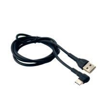 Кабель USB/Type-C 1 м GOLF GC-70 L чорний