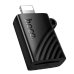 Кардридер зовнішній MicroSD HOCO HB53 Apple Lightning чорний