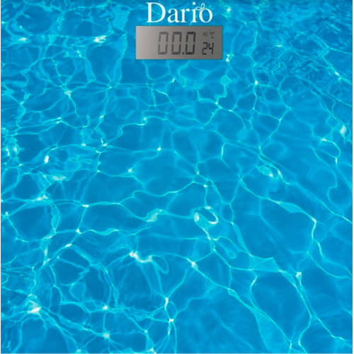 Ваги підлогові побутові до 180 кг Dario DFS-181 точність 100 г блакитний