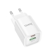 Зарядний блок живлення USB+Type-C HOCO C149A Charm 30 W 12 V 2.5 A білий Зарядний блок живлення USB+Type-C HOCO C149A Charm 30 W 12 V 2.5 A білий