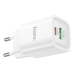 Зарядний блок живлення USB+Type-C HOCO C149A Charm 30 W 12 V 2.5 A білий Зарядний блок живлення USB+Type-C HOCO C149A Charm 30 W 12 V 2.5 A білий