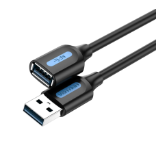 Кабель подовжувач USB/USB 3 м Vention Extension Cable чорний