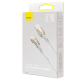 Кабель USB/Apple Lightning 1 м Baseus Glimmer 2.4 А білий Кабель USB/Apple Lightning 1 м Baseus Glimmer 2.4 А білий