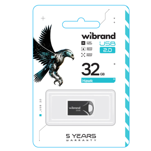/ Flash Wibrand USB 2.0 Hawk 32Gb Black new