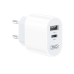 Зарядний блок живлення Type-C+USB XO L97 12 W 2.4 A білий Зарядний блок живлення Type-C+USB XO L97 12 W 2.4 A білий