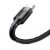 Кабель USB/Type-C 3 м Baseus Cafule 2 A Вт чорний
