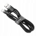 Кабель USB/Type-C 3 м Baseus Cafule 2 A Вт чорний