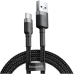 Кабель USB/Type-C 3 м Baseus Cafule 2 A Вт чорний