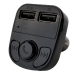 FM трансмітер модулятор CAR X8 Bluetooth 2хUSB MicroSD 3.1 А чорний FM трансмітер модулятор CAR X8 Bluetooth 2хUSB MicroSD 3.1 А чорний