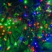 Світлодіодна гірлянда-бахрома вулична чорний дріт 100 LED ліхтарики 6 м мульти Світлодіодна гірлянда-бахрома вулична чорний дріт 100 LED ліхтарики 6 м мульти