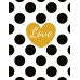 / Блокнот В6 Астра Love Golden heart 80 листов условная клетка на резинке / Блокнот В6 Астра Love Golden heart 80 листов условная клетка на резинке