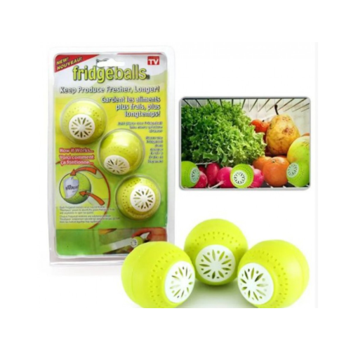 / Кульки у холодильник для видалення запаху Fridge Balls, уп 3 шт new