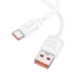 Кабель USB/Type-C 1 м Hoco X115 Surpass 100 Вт 5 А білий Кабель USB/Type-C 1 м Hoco X115 Surpass 100 Вт 5 А білий