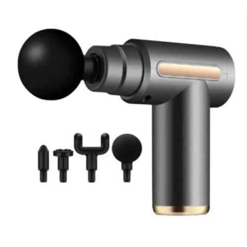 Масажер портативний Massage Gun 187 перкусійний сірий