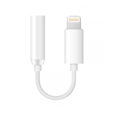 Перехiдник Apple Lightning M/3.5 мм AUX F 4 см J-002 (JBC-076A) білий