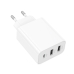 Зарядний блок живлення 2xUSB+Type-C BOROFONE BA105A Stellar 15 W 5 V 3 A білий Зарядний блок живлення 2xUSB+Type-C BOROFONE BA105A Stellar 15 W 5 V 3 A білий