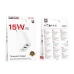 Зарядний блок живлення 2xUSB+Type-C BOROFONE BA105A Stellar 15 W 5 V 3 A білий Зарядний блок живлення 2xUSB+Type-C BOROFONE BA105A Stellar 15 W 5 V 3 A білий