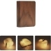 Нічник LED Книга Foldable Book Lamp 7259 з акумулятором USB 12 х 9 см коричневий Нічник LED Книга Foldable Book Lamp 7259 з акумулятором USB 12 х 9 см коричневий