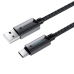 Кабель USB/Type-C 1.2 м ACEFAST С19-04 LED 3 А чорний Кабель USB/Type-C 1.2 м ACEFAST С19-04 LED 3 А чорний