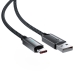 Кабель USB/Type-C 1.2 м ACEFAST С19-04 LED 3 А чорний Кабель USB/Type-C 1.2 м ACEFAST С19-04 LED 3 А чорний