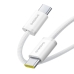 Кабель Type-C/Type-C 2 м Baseus Dynamic 4 100 Вт білий
