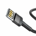 Кабель USB/Apple Lightning 1 м Baseus Cafule Cable Special Edition 2.4 А чорний Кабель USB/Apple Lightning 1 м Baseus Cafule Cable Special Edition 2.4 А чорний