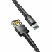 Кабель USB/Apple Lightning 1 м Baseus Cafule Cable Special Edition 2.4 А чорний Кабель USB/Apple Lightning 1 м Baseus Cafule Cable Special Edition 2.4 А чорний