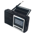 Радіоприймач Golon RX-3040S USB MP3 з акумулятором та сонячною батареєю чорний