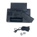 Радіоприймач Golon RX-3040S USB MP3 з акумулятором та сонячною батареєю чорний