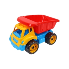 Іграшковий самоскид Титан Technok Toys 0991 рухливий кузов пластик 30 см червоний з жовтим