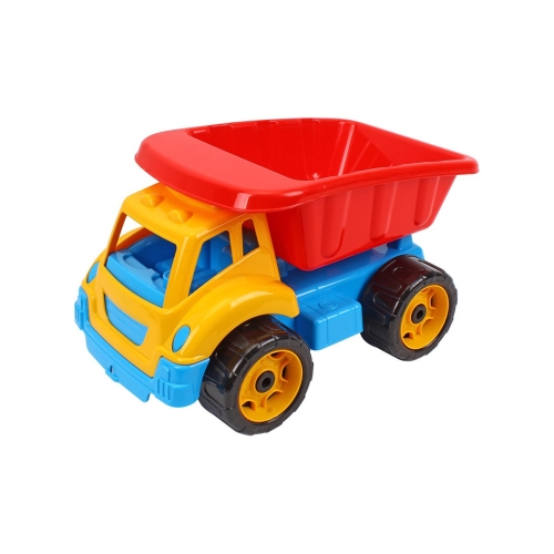 Іграшковий самоскид Титан Technok Toys 0991 рухливий кузов пластик 30 см червоний з жовтим
