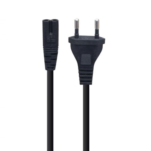 Кабель живлення 2 pin силовий 1.5 м PVC 300/300V чорний