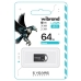 Флеш пам'ять USB 64 GВ Wibrand Hawk USB 2.0 чорний Флеш пам'ять USB 64 GВ Wibrand Hawk USB 2.0 чорний