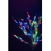 / Новогоднее декоративное светодиодное дерево белое гирлянда 150 см 96 Led мульти