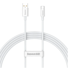 Кабель USB/Type-C 2 м Baseus Superior 100 Вт білий