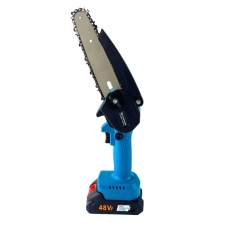Ланцюгова пила акумуляторна міні Electric Chainsaw 2 акумулятора шина 20 см з кейсом 48 В