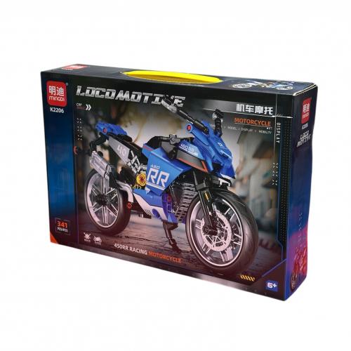 Конструктор K2206 Мотоцикл 341 деталь new