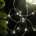 Світлодіодна гірлянда-стрічка прозорий дріт 400 LED Magic Lights крапля 50 м 8 режимів теплий білий Світлодіодна гірлянда-стрічка прозорий дріт 400 LED Magic Lights крапля 50 м 8 режимів теплий білий
