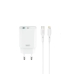 Зарядний пристрій з кабелем USB+Type-C/Apple Lightning 1 м XO CE29 20 W білий Зарядний пристрій з кабелем USB+Type-C/Apple Lightning 1 м XO CE29 20 W білий