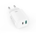 Зарядний пристрій з кабелем USB+Type-C/Apple Lightning 1 м XO CE29 20 W білий Зарядний пристрій з кабелем USB+Type-C/Apple Lightning 1 м XO CE29 20 W білий