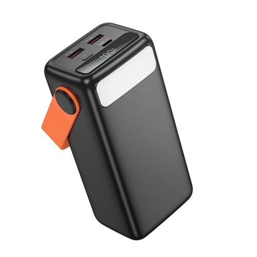 Універсальна мобільна батарея 40000 mAh BOROFONE BJ66 Magnifico 22.5 W повербанк з дисплеєм чорний
