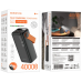 Універсальна мобільна батарея 40000 mAh BOROFONE BJ66 Magnifico 22.5 W повербанк з дисплеєм чорний Універсальна мобільна батарея 40000 mAh BOROFONE BJ66 Magnifico 22.5 W повербанк з дисплеєм чорний
