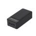 Універсальна мобільна батарея 30000 mAh XO PR164 повербанк з дисплеєм чорний