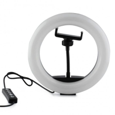Кільцева лампа 20 см MJ20 USB LED RGB з тримачем
