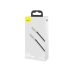 Кабель Type-C/Apple Lightning 1 м Baseus Cafule Series Metal 20 Вт чорний