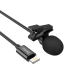Мікрофон конденсаторний петличний HOCO L14 Lavalier Apple Lightning для смартфона чорний Мікрофон конденсаторний петличний HOCO L14 Lavalier Apple Lightning для смартфона чорний